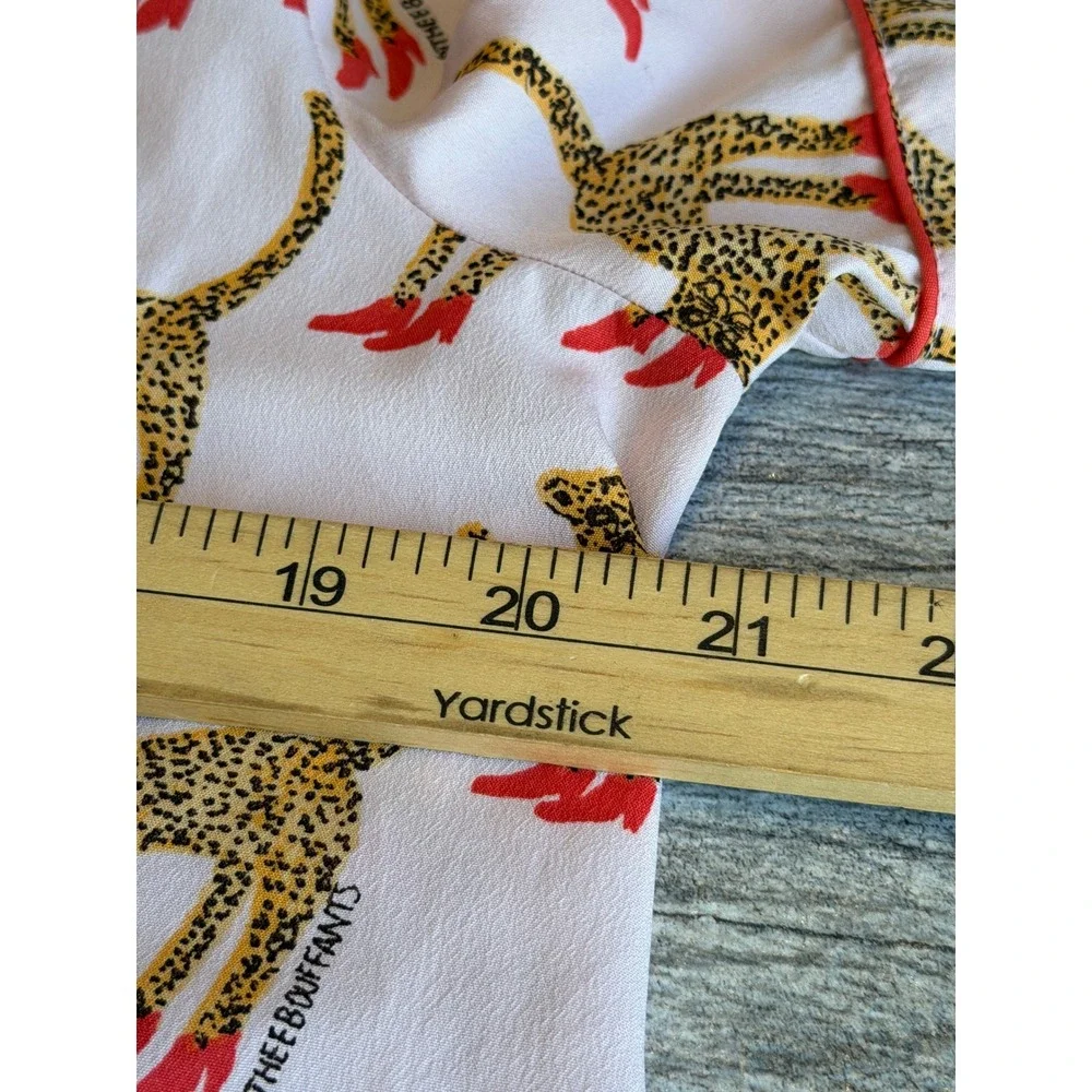 Bouffants & Broken Hearts Pajama Set‎ Medium Leopard Boots RHORI Lounge Shorts